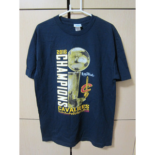NBA Cleveland Cavaliers 2016 NBA Finals Champions 短袖棉T恤(M~深藍