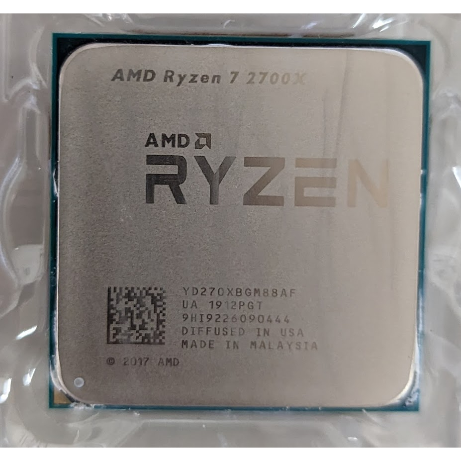 [免運][台灣現貨][二手][保固30天] AMD Ryzen 7 2700X 八核心 處理器 CPU 無散熱器
