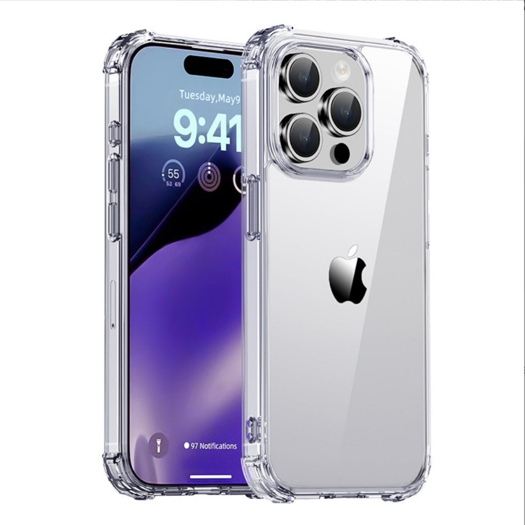 iPaky 頂級防摔手機殼 iPhone 15 14 11 12 13 Pro Max Plus 保護殼 透明晶瓷抗衝擊