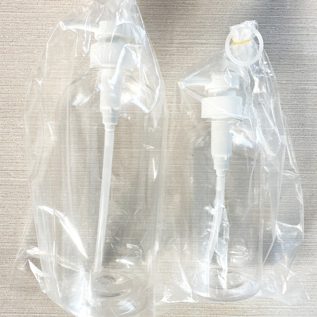 C1921 500/1000CC透明壓瓶 台灣製造 附發票 居家生活 五金 分裝瓶 木浴乳罐 洗髮精罐 乳液罐