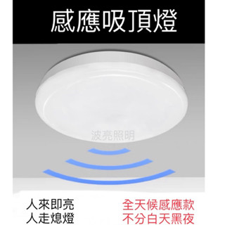 臺灣出貨 LED吸頂燈 20w LED感應吸頂燈 感應 20W 微波雷達感應 防盜燈 感應燈