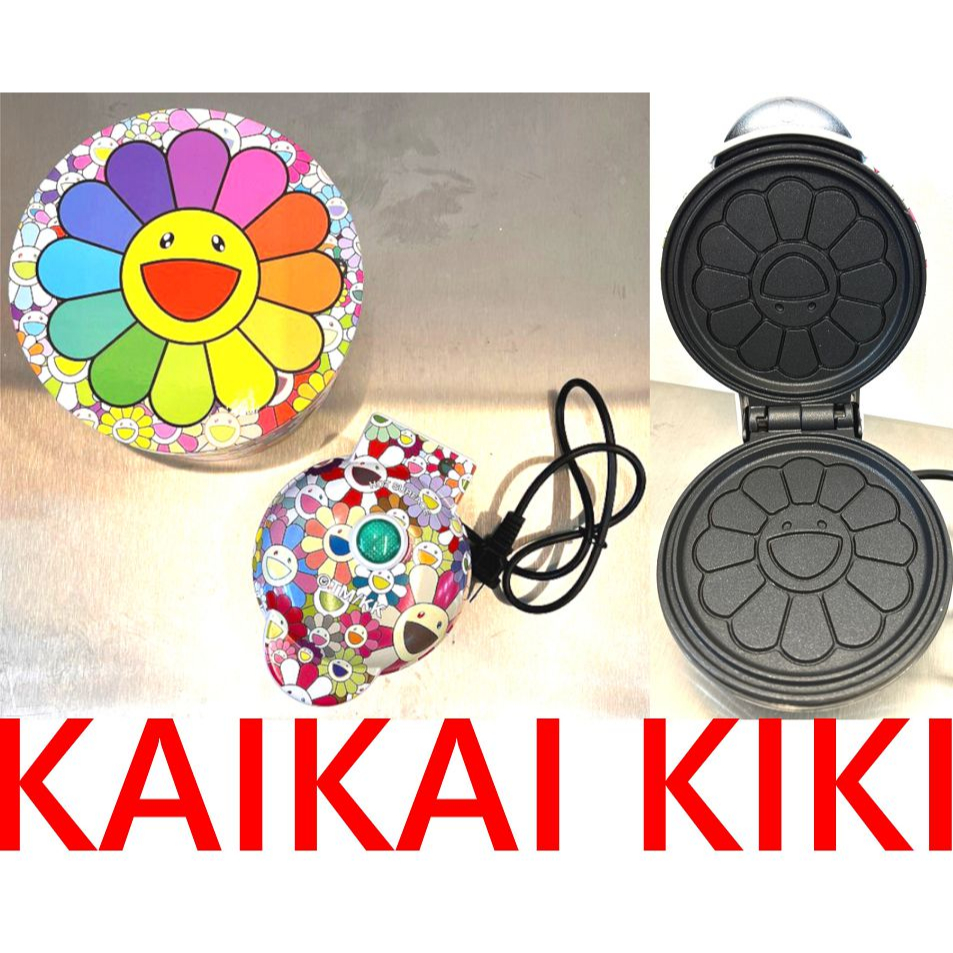 BLACK美國COMPLEXCON展覽限定！全新KAIKAI KIKI x 村上隆!太陽花電熱式waffle電子鬆餅機