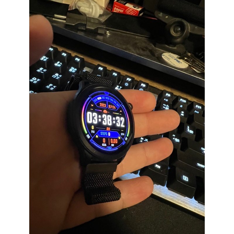 AMAZFIT GTR 4 大陸版有NFC 無邊際GPS智慧手錶 買不到一年因為不習慣系統