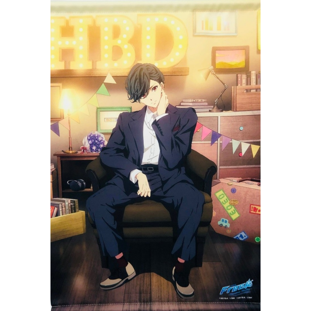 Free! ラメキー　貴澄　真琴　旭　ラバキー　凛　宗介　郁弥　バースデーカード Free! ラメキー 貴澄 真琴 旭 ラバキー 凛 宗介 郁弥 バースデー