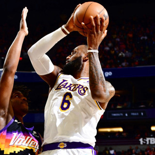 Nike 男 球衣 背心 Lebron James NBA 洛杉磯湖人隊 詹姆士 白 CW3595-103