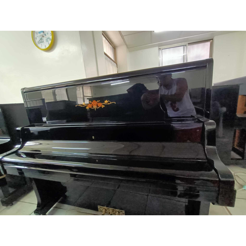 (已售，補貨ing) 只要56800 KAWAI 頂級70週年紀念款 KU-80 中古鋼琴 鑲花大譜架 定弦裝置 二手琴
