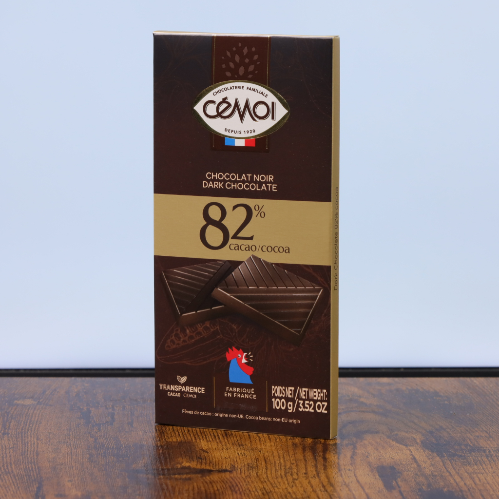 *拆售* CÉMOI 82% 黑巧克力 1片 100公克 Costco -2025.04
