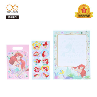 【sun-star】迪士尼小美人魚 迷你信封信紙貼紙套組 (日本進口臺灣現貨) 邀請函 名片信封 裝飾 手帳 手作