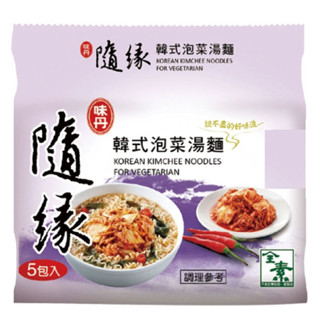 味丹隨緣韓式泡菜湯麵(包)[箱購]75g克 x 30Pack包【家樂福】