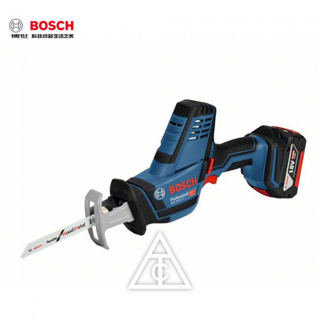 ★漲價在即★【BOSCH】GSA 18V-LI C鋰電軍刀鋸(雙4.0Ah電池+工具箱)