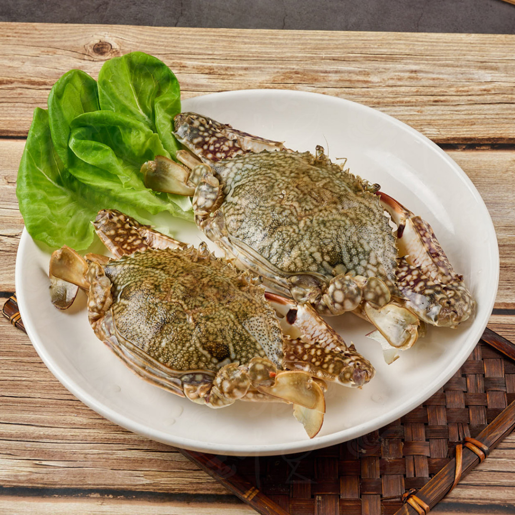 【饕針】藍花蟹(公) 400-500g  美食 批發 藍花蟹 螃蟹