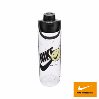 NIKE 水壺 登山 旋蓋式水壺 運動 單車TR RECHARGE 24OZ 白 N100432096824