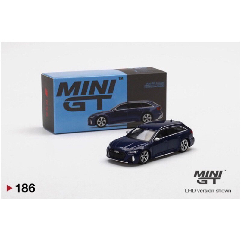 1/64 MINI GT #186 AUDI RS6 Avant 右駕