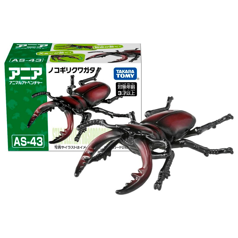 【免運 3C小苑】AN90854 全新 正版 AS-43 鋸齒鍬形蟲 TAKARA TOMY 多美昆蟲 鍬形蟲 模型玩具