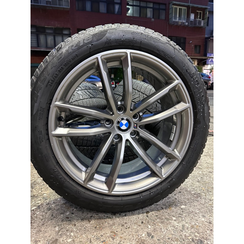 BMW原廠 M板18吋前後配鋁圈5/112 含輪胎特價出清662m G30 BMW G31 G20 5x112