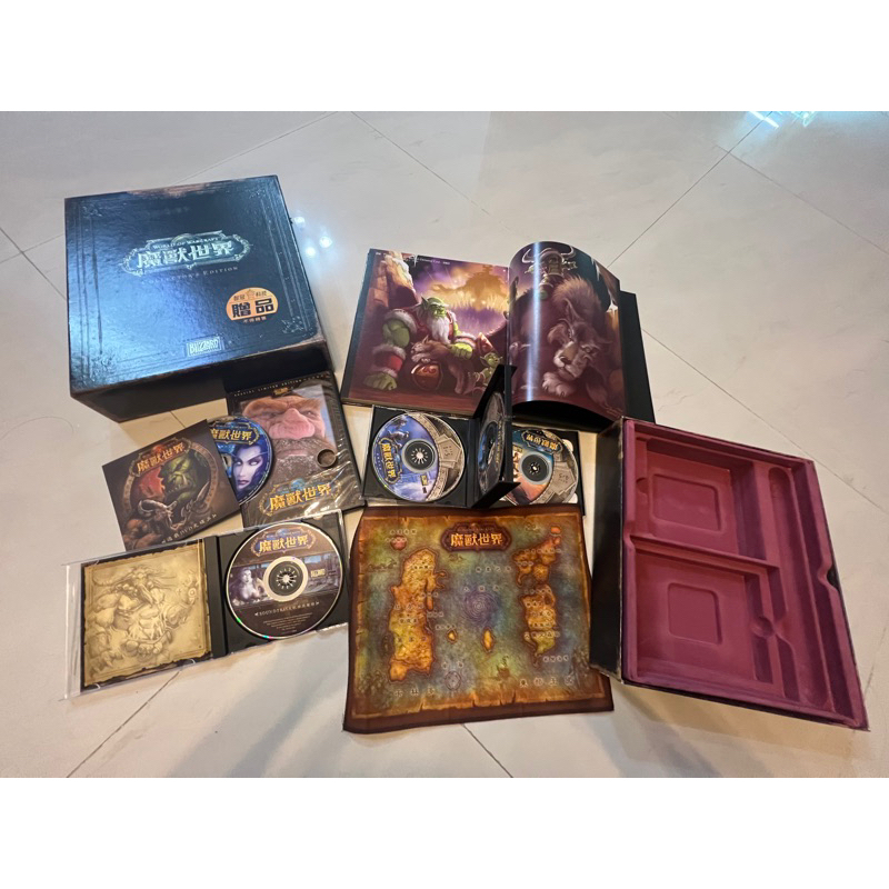 魔獸世界2005初代典藏版（無序號）（無虛寵）適合收藏玩家收集