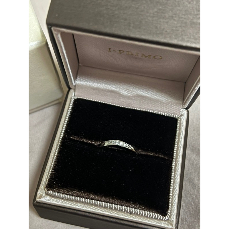 I-primo戒指 訂婚戒指 結婚戒指 鉑金 Pt950 專櫃售42000元 寬1.5cm