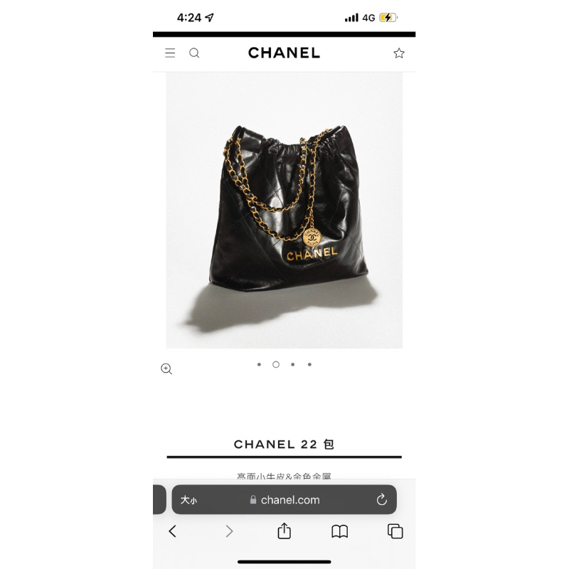 香奈兒Chanel22包 中號2023/6月專櫃購入