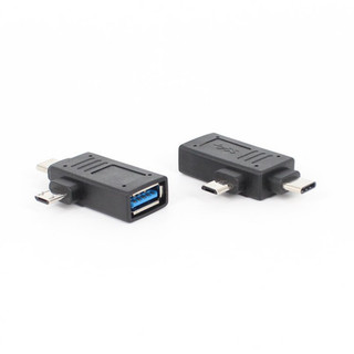 庫存不用等-【no】-usb3.0 type-c micro 二合一OTG數據傳輸連接頭安卓手機U盤轉接頭 A5.03現