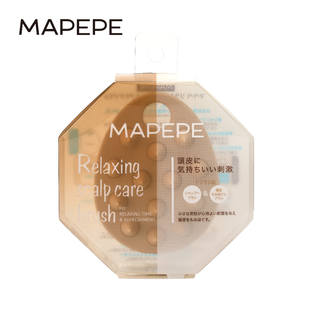 Mapepe 頭皮按摩洗髮梳 1入