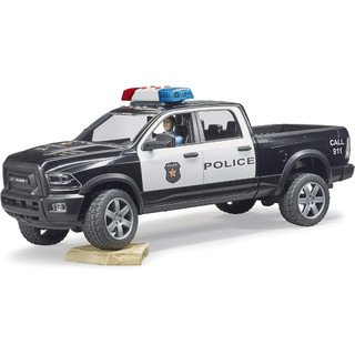 八田元氣小棧:日版新品 德國 BRUDER 警用巡邏.緝私pick -up 皮卡 .含警員人偶.