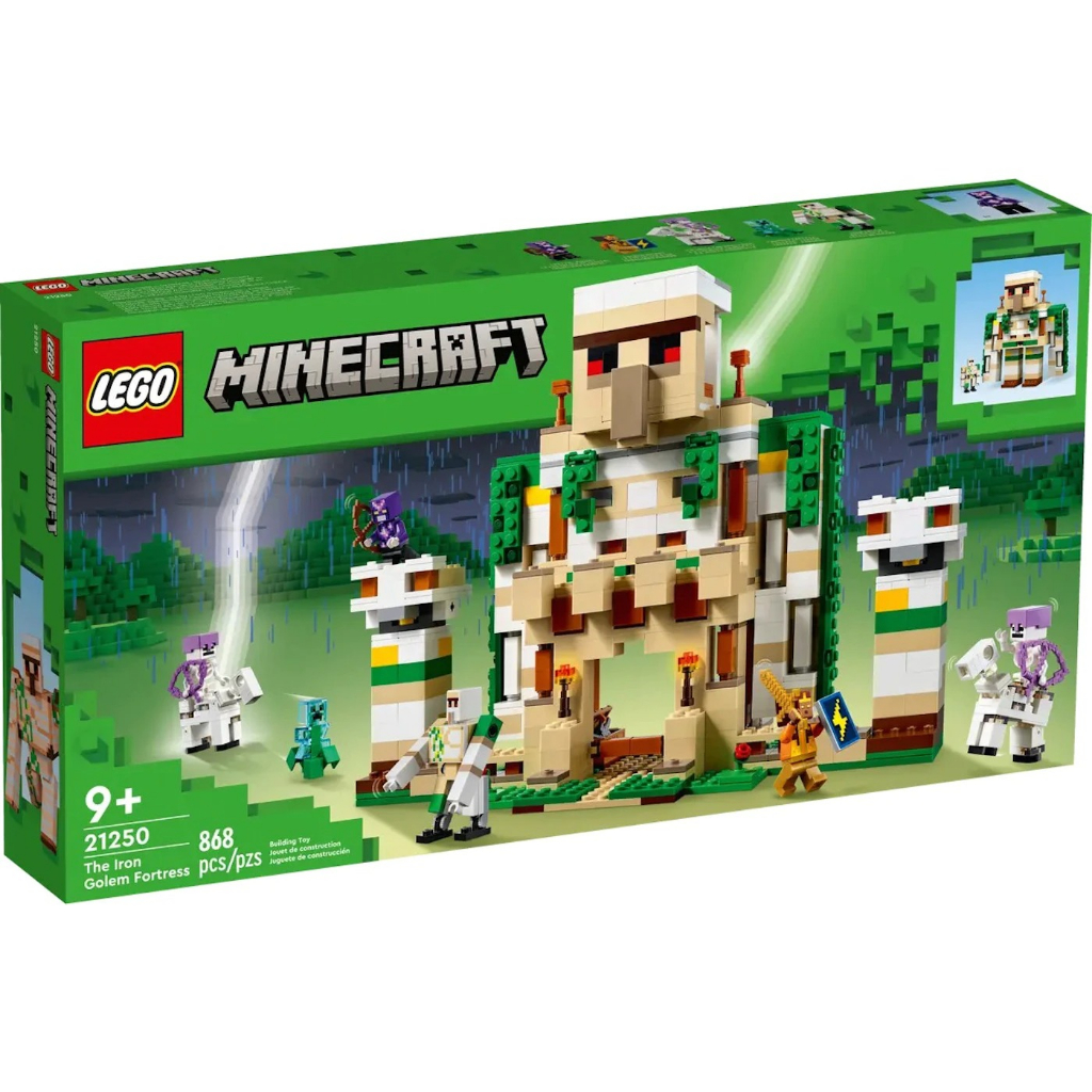 【周周GO】樂高 LEGO 21250 Minecraft The Iron Golem Fortress