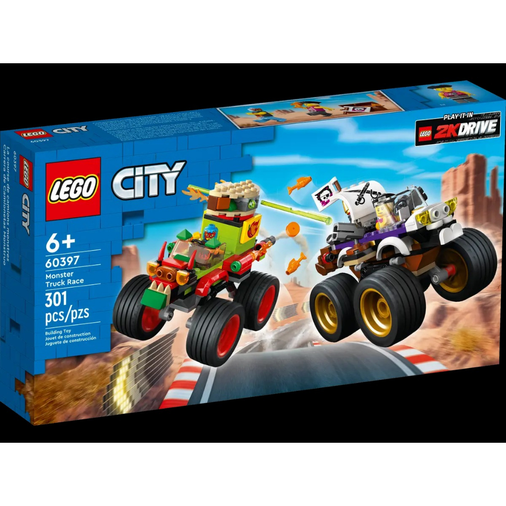 【好美玩具店】LEGO 城市系列 60397 怪獸卡車大賽