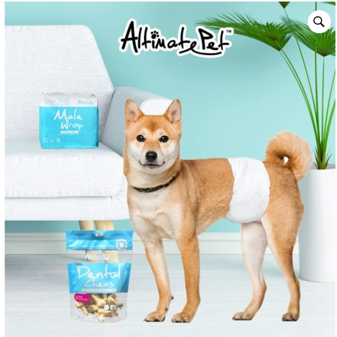 COCO【】Altimate Pet 粉安心尿褲S/M/L號公狗 寵物尿褲 狗尿布