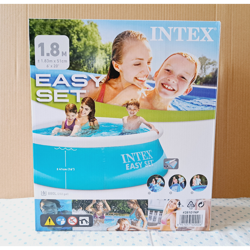 【現貨-全新品】Intex 6呎簡易型充氣泳池 游泳池 好市多 Costco