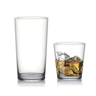 【Ocean】Nova諾凡威士忌杯300ml / 巨飲杯570ml 6入組《拾光玻璃》玻璃杯 酒杯 水杯 飲料杯