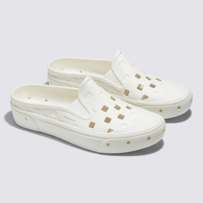 ᴋʀ預購｜VANS Slip-On TRK 白 防水 半拖鞋 穆勒鞋