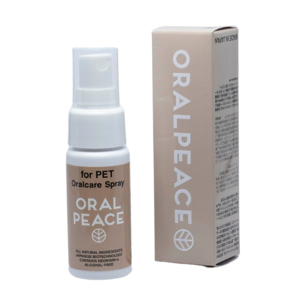 ORALPEACE 口樂平 寵物專用乳酸菌肽口腔噴霧30ml 口氣清新 日本專利原裝 寵物牙膏『WANG』