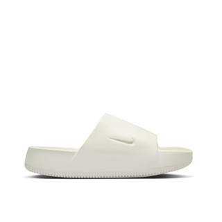 NIKE 女鞋 W CALM SLIDE SAIL SESAME 麵包拖鞋 白【A-KAY0】【DX4816-100】