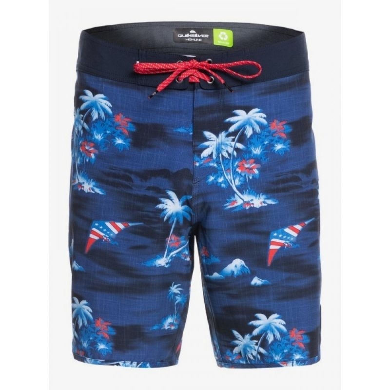 💮現貨特價💮 Quiksilver 藍夏威夷衝浪褲/海灘褲 30腰 專櫃正品
