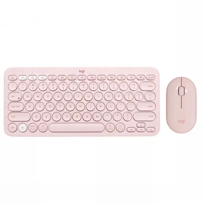 全新 K380+M350 無線藍牙鍵鼠禮盒組 粉紅色