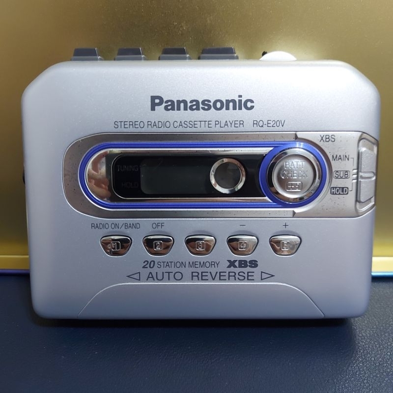 【收藏】Panasonic RQ-E20V 卡帶 卡式 錄音機 隨身聽 收音機 絕版
