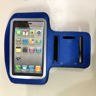 庫存不用等-【no】-蘋果 5 運動臂帶 iPhone 5 臂套 跑步 臂袋 臂套 運動手臂帶 (藍色) 4063現