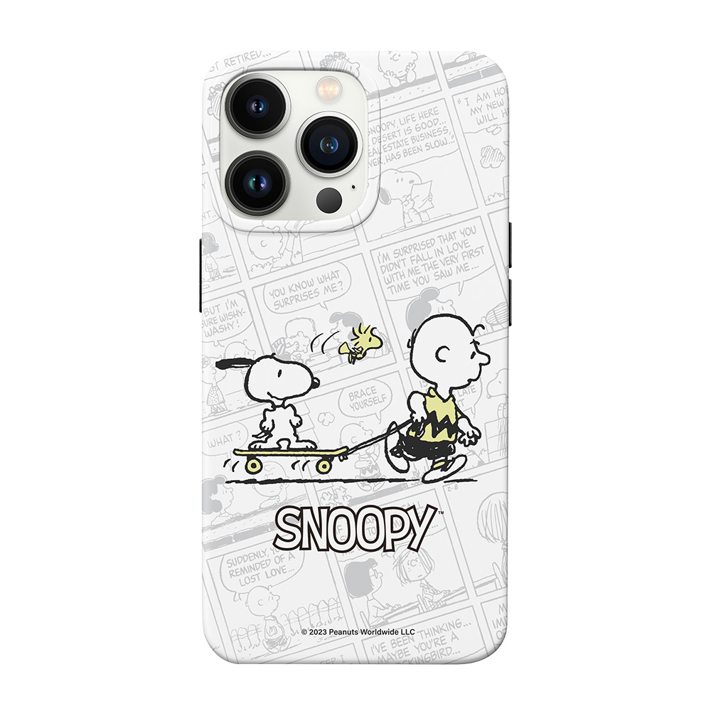 【TOYSELECT】SNOOPY史努比 輕鬆滑板防摔iPhone手機殼