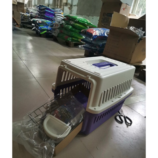 日本IRIS寵物航空箱運輸籠ATC530/53公分長 狗外出籠（新增巧克力色