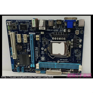 超貿2手資訊 技嘉 GA-B75M-HD3 /DDR3/PCI-E/SATA/1155-保固1個月