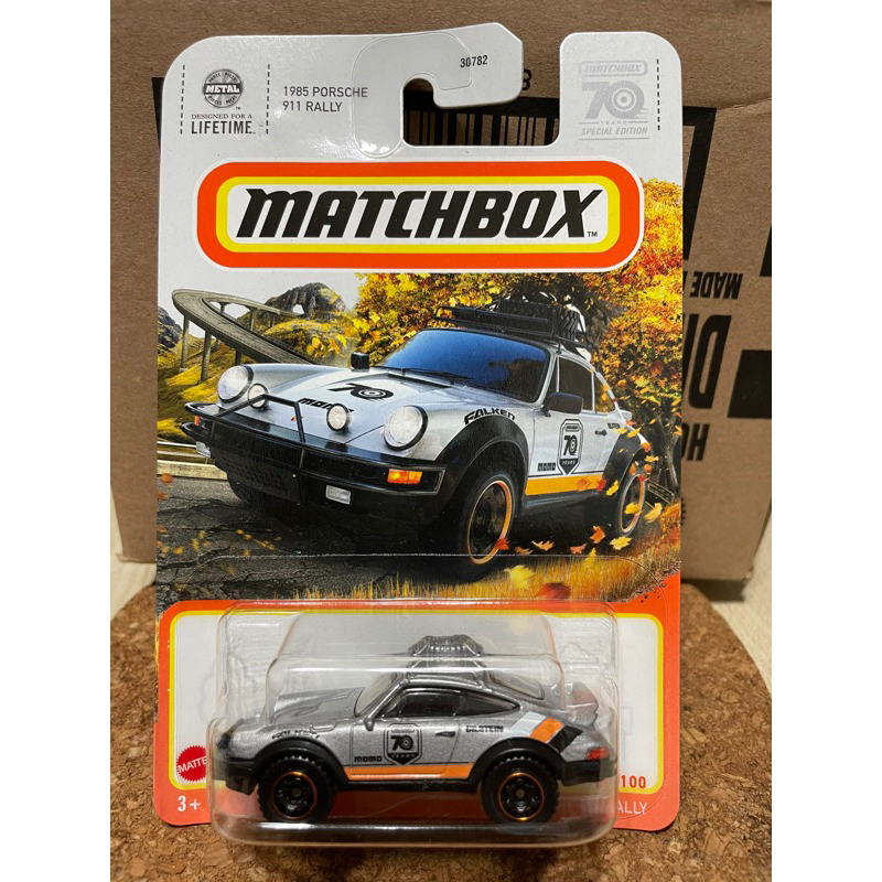 matchbox 火柴盒小汽車 保時捷 1985 PORSCHE 911 RALLY