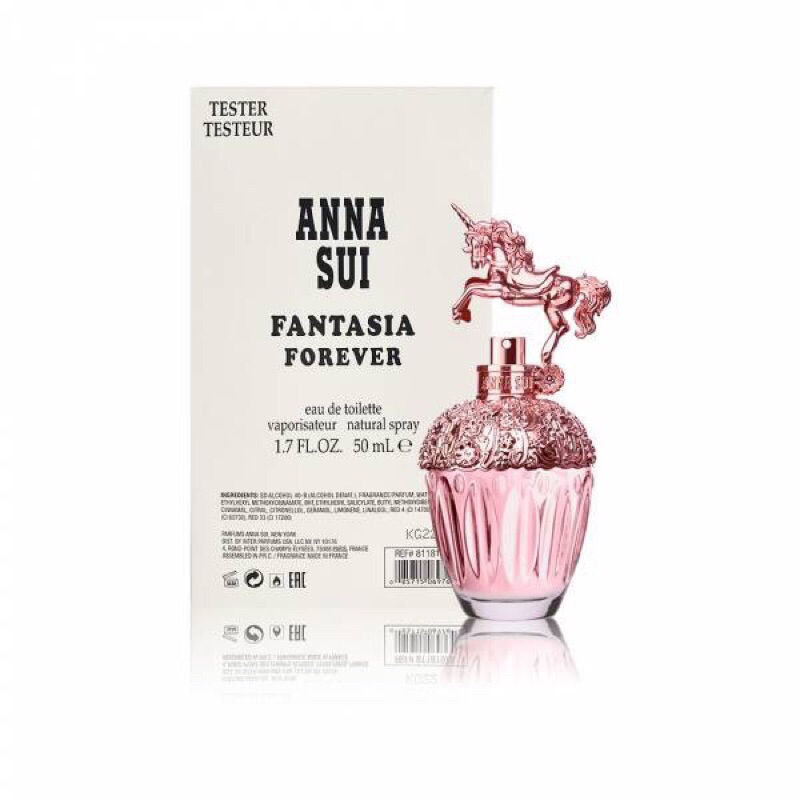 Anna Sui 安娜蘇 粉紅童話獨角獸 50ml、Fantasia Forever/Tester包裝