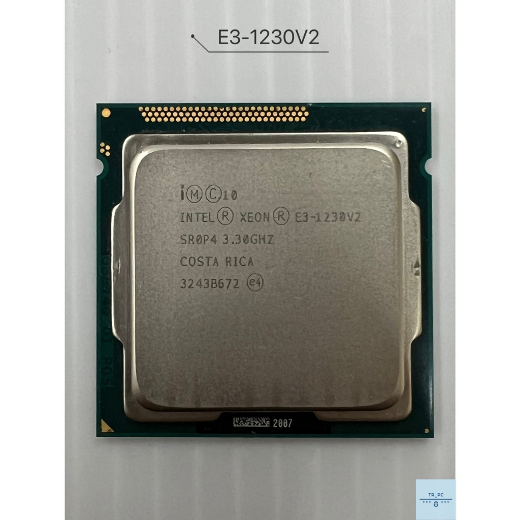 Intel® Xeon® E3-1230 V2 1155腳位 4核心 CPU 3.30GHz