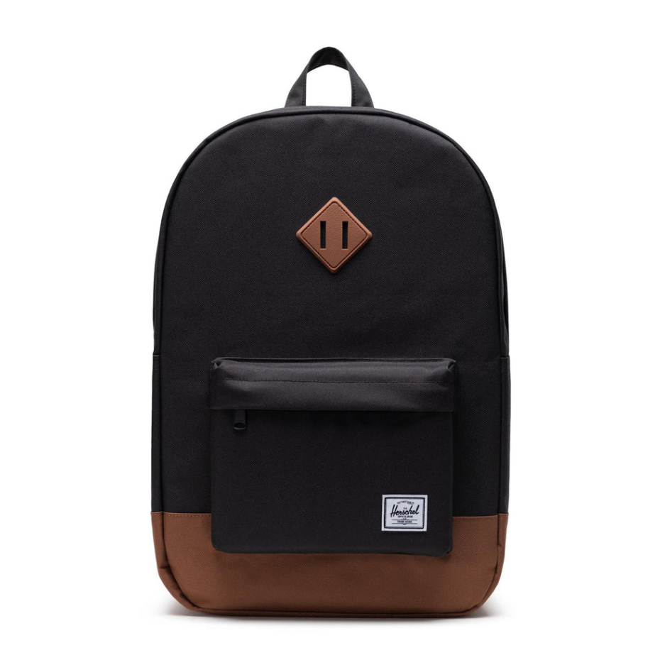 Herschel Heritage 大型 ECO 環保系列 帆布 黑色 全黑 筆電夾層 豬鼻子 書包 後背包 現貨 背包