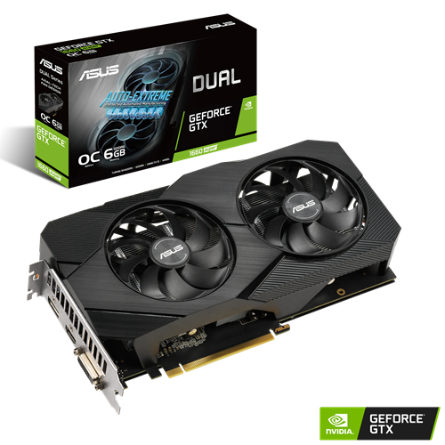 ASUS華碩 Dual GeForce® GTX 1660 SUPER O6G EVO 顯示卡