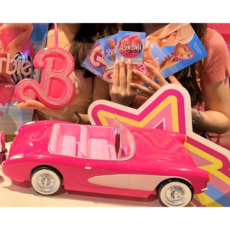 快速出貨🔥威秀獨家 芭比 Barbie 真人電影 芭比粉紅跑車 芭比粉紅派對跑車