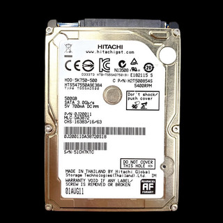 HITACHI 日立 2.5吋 500G SATA3 筆電硬碟