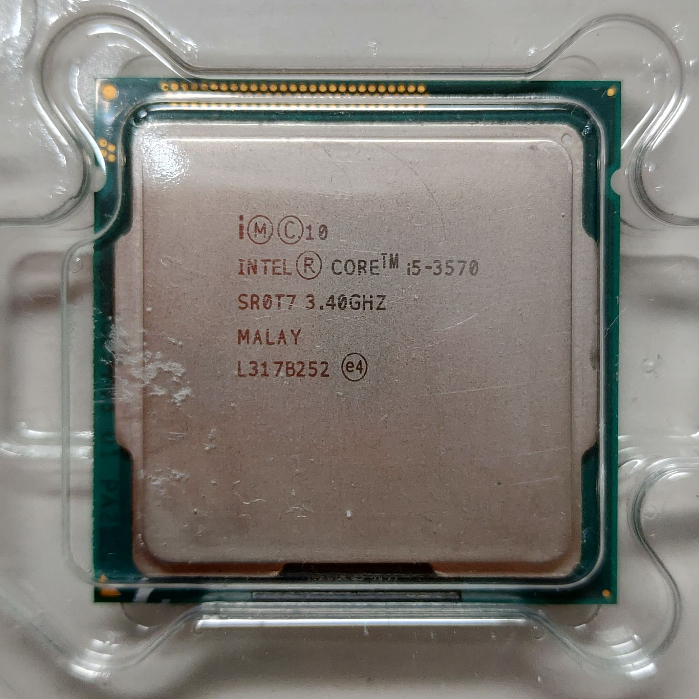 【拆機二手良品】Intel i5 3570 1155腳位 四核心 CPU 3.40GHz 14天保固