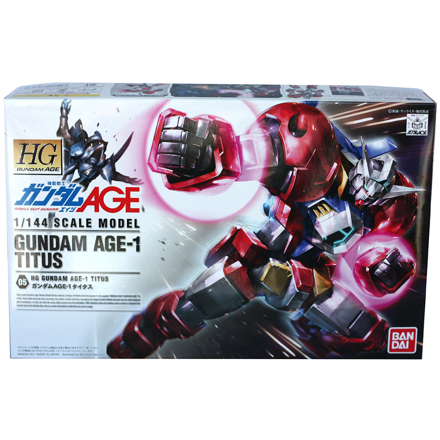 現貨 稀有 AGE#05 BANDAI 1/144 HG 鋼彈 AGE-1 重擊型 GUNDAM AGE-1 TITUS