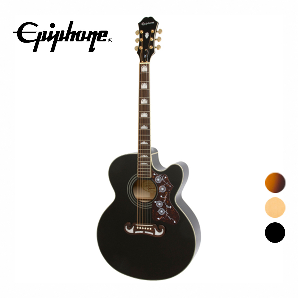 Epiphone J-200 EC Studio 面單板電民謠吉他 多色款【敦煌樂器】